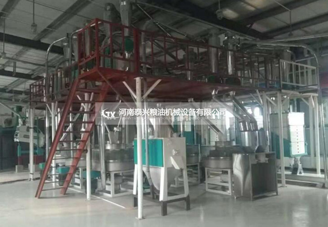 6組石磨面粉機設備