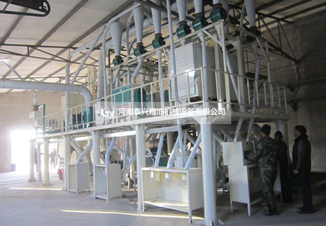 河北50玉米加工設(shè)備安裝案例